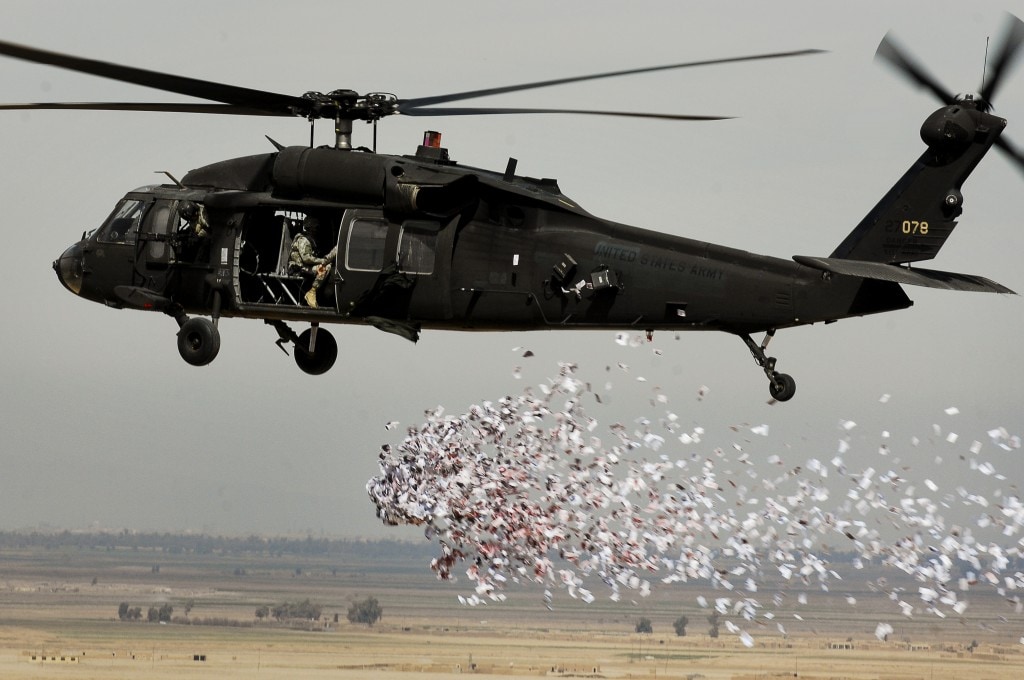 White confetti