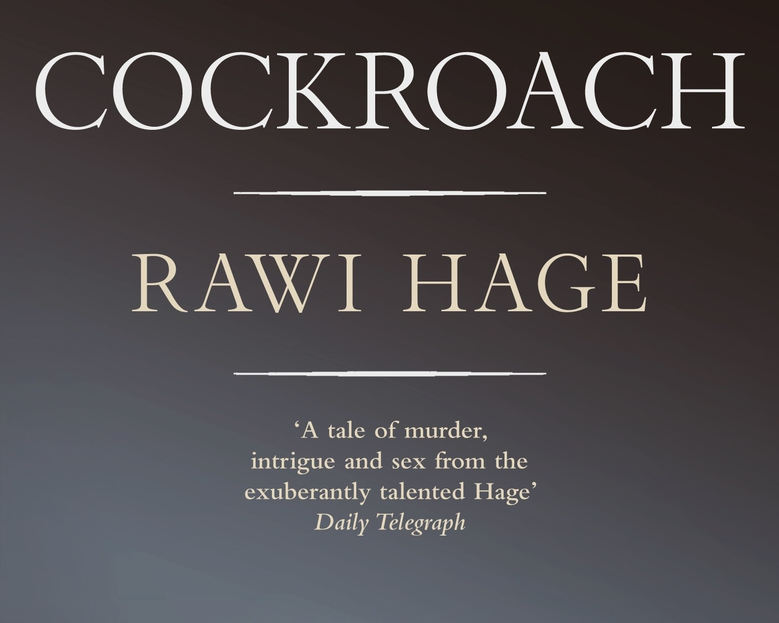 Book Review: Cockroach